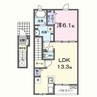 プレッソ　エテルノ 1LDKの間取り