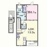 プレッソ　エテルノ 1LDKの間取り