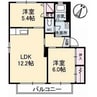 エムステージ 2LDKの間取り