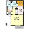 アルドゥール 1LDKの間取り