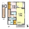 シェイプリー 1LDKの間取り
