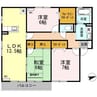 バームクーヘン　A棟 3LDKの間取り
