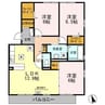 フォルトゥーナ　B棟 3LDKの間取り