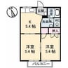 ハイツアールデコ 2Kの間取り