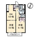 プログレス　A棟の間取図