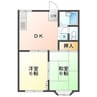 吉井ハイツ　A棟 2DKの間取り