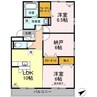 ルミエールT 2LDKの間取り
