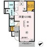 レーベン　パディー 1Rの間取り