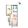 アース・カラー 1LDKの間取り