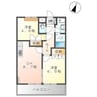 サンフラワー 2DKの間取り