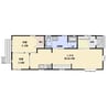 安来町一戸建て 2LDKの間取り
