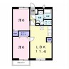 ドルチェ 2LDKの間取り
