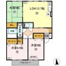 ひまわり　B棟 3LDKの間取り