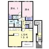 ソル　デル　フリオ　C 2LDKの間取り