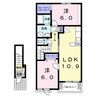 スペランツァ 2LDKの間取り