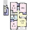 グリーンパーク E・I　A 3LDKの間取り