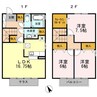 ナル・グランデU　E棟 3LDKの間取り