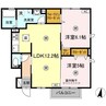 皇 2LDKの間取り