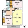 プリムローズ　Ⅲ 2LDKの間取り
