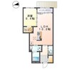 ルルド 1LDKの間取り
