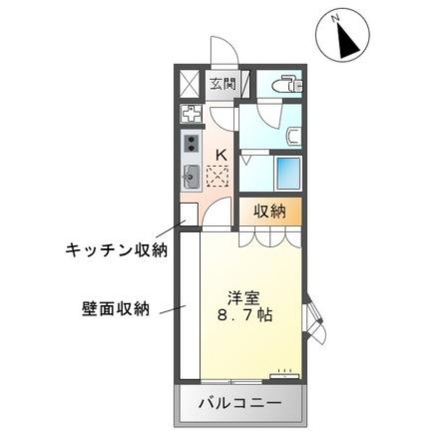 間取図 ベル　ルージュ