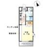 ベル　ルージュ 1Kの間取り