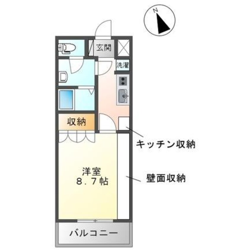間取図 ベル　ルージュ