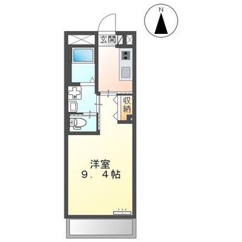 間取図 カーサ西町米子