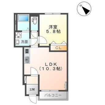 間取図 フィオーレ米原