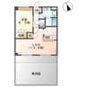 ライラック 1LDKの間取り