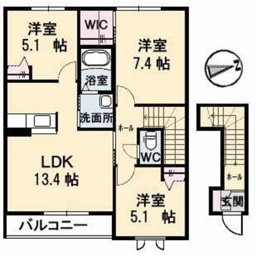 間取図 ロイヤルコート