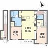 プレミアス 2LDKの間取り