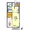 サウスグラース 1LDKの間取り