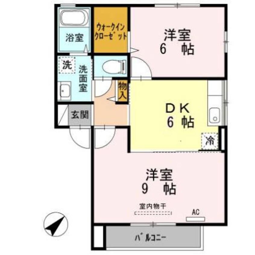 間取図 ウィングヴュー　A棟