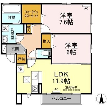 間取図 ジュエル　サファイア