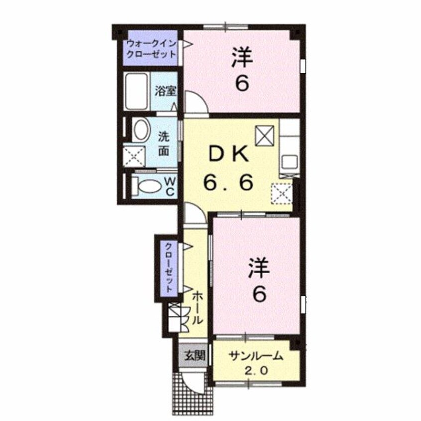間取図 M．Y　マーブルハウス　Ⅱ