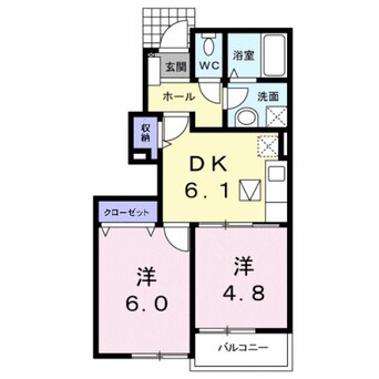 間取図 グッド　ヒルズ　2番館