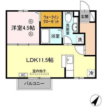 間取図 メルメゾン　ｓ