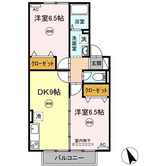 間取図 ロードキャッスル　B棟