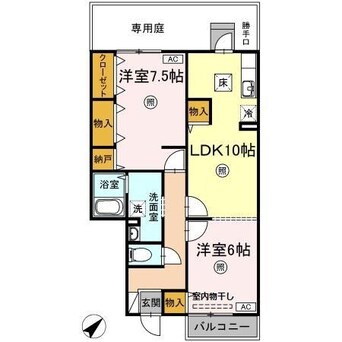 間取図 ファミールS