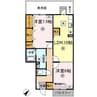 ファミールS 2LDKの間取り