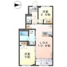 メルヴェール 2LDKの間取り