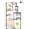 メルヴェール 2LDKの間取り