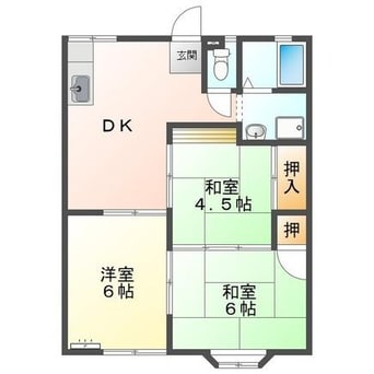 間取図 吉井ハイツ　C棟