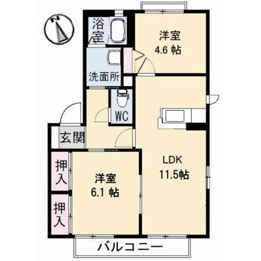間取図 アメニティーハウス
