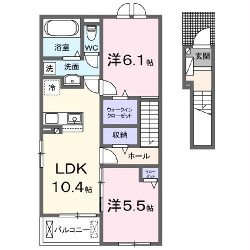 間取図 ドリームサイド光　V