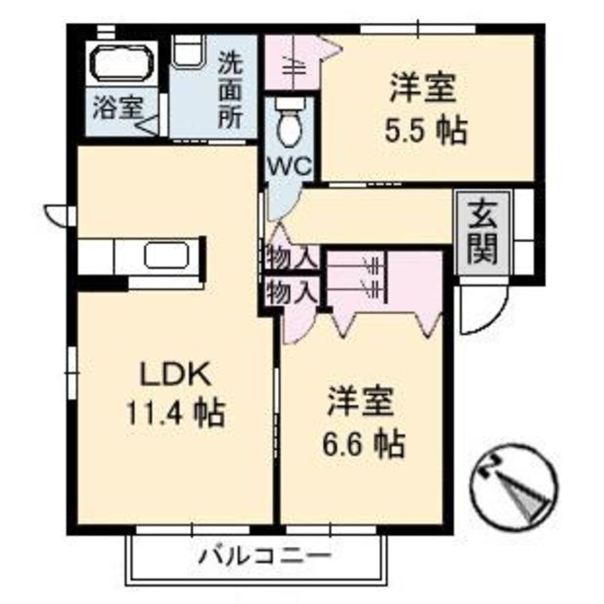 間取図 メゾンドールジュエ
