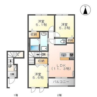 間取図 ルミナス