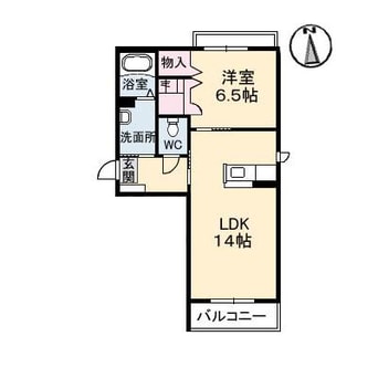 間取図 ベルアネス　A棟