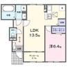 リル 1LDKの間取り